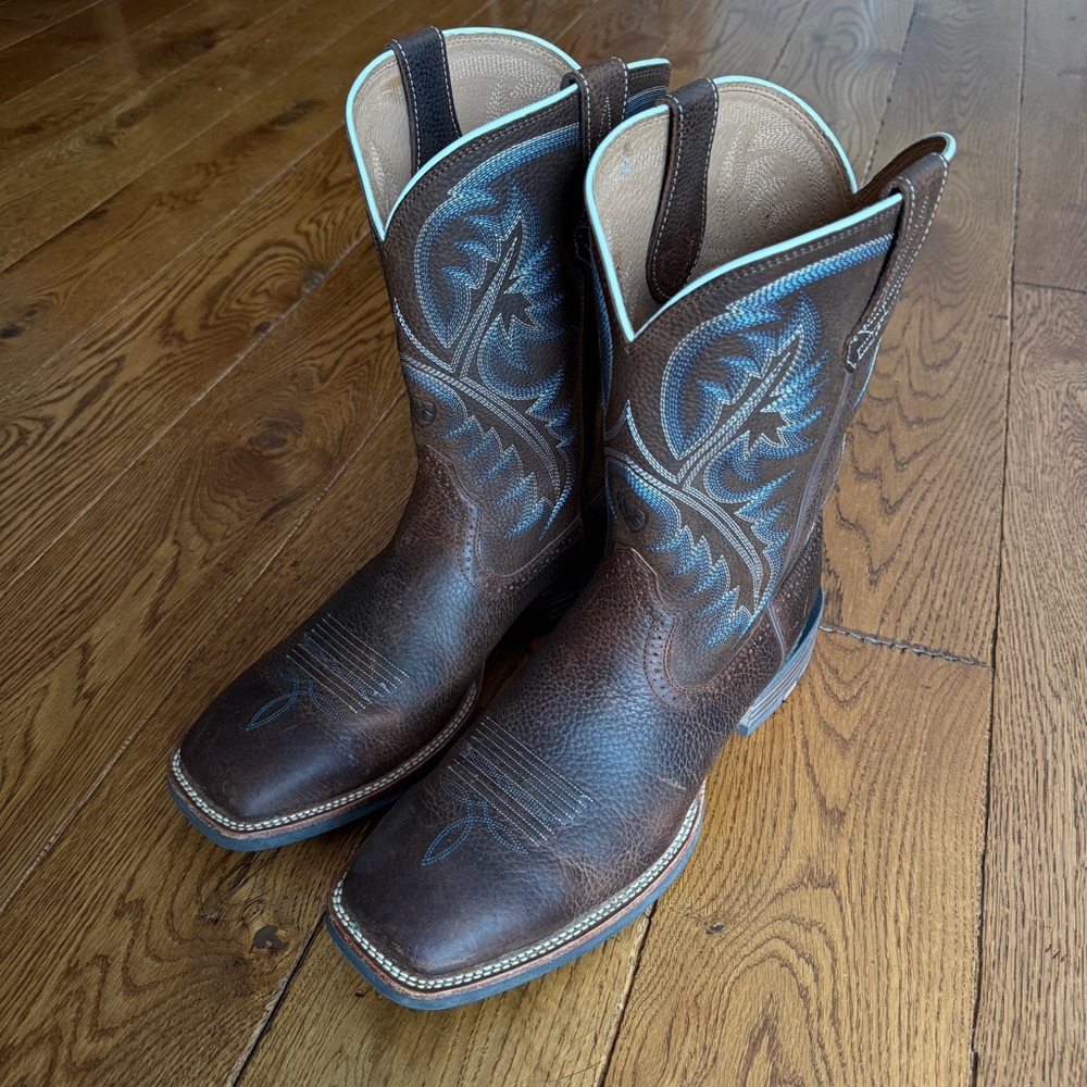 Men’s Ariat Quickdraw Western Boots, Size 13 EE (Wide), Worn once! EUC
